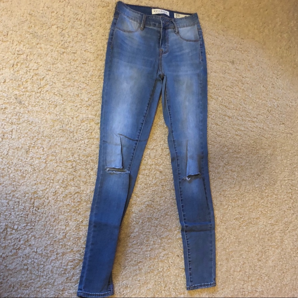 Mid wash jegging
